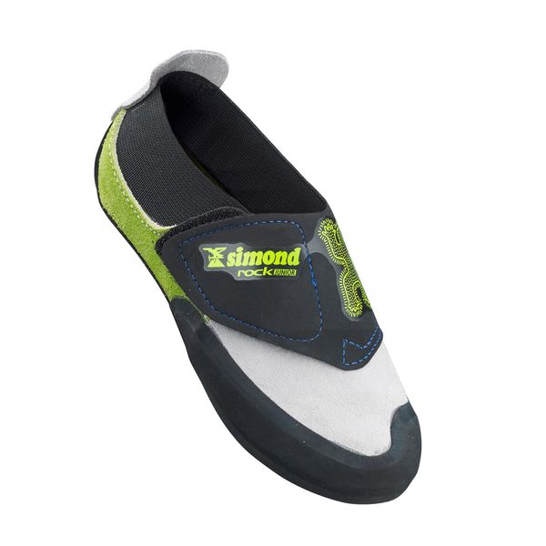 Simond Kid's Rock Climbing Shoes - Grey &amp; Green