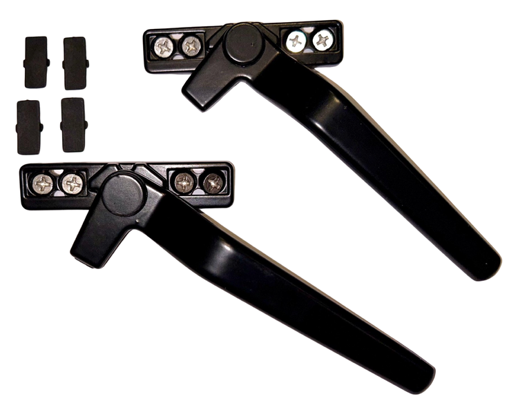 Black Aluminium Solid Handle Combo 2