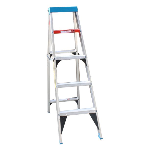 ValuStep Industrial Aluminium Step Ladder -5 Steps 115kg Safe Working Load
