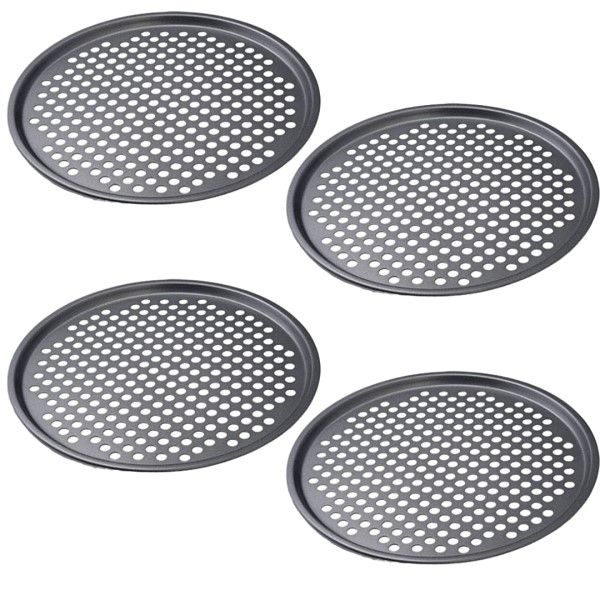 Crisp Crust Pizza Pan Set of 4