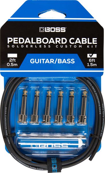 Boss BCK-6 - Solderless Custom Cable Kit for Pedalboards