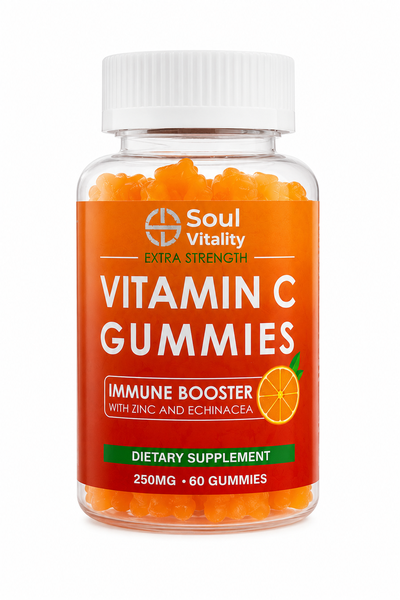 Soul Vitality Extra Strength Vitamin C Gummies 250mg - 60 Gummies