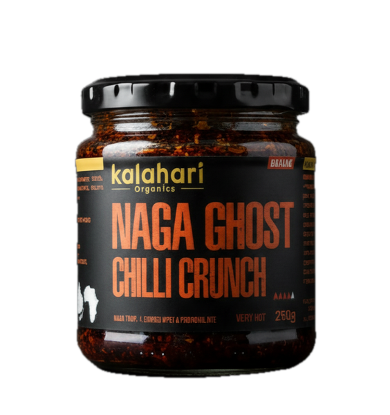 Kalahari Organics Naga Ghost Chilli Crunch - 250g