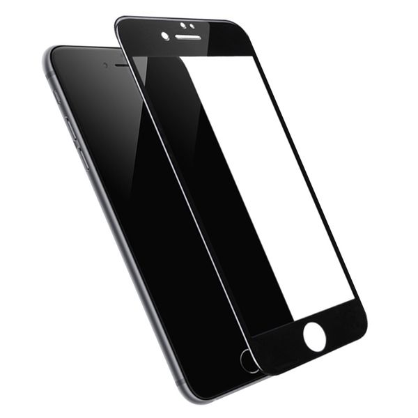 Tempered HD Glass Screen Protector Compatible with iPhone 7 Plus - Black