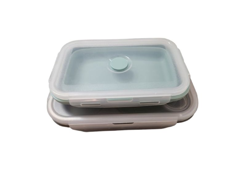 Foldable Silicone Lunch Box Combo