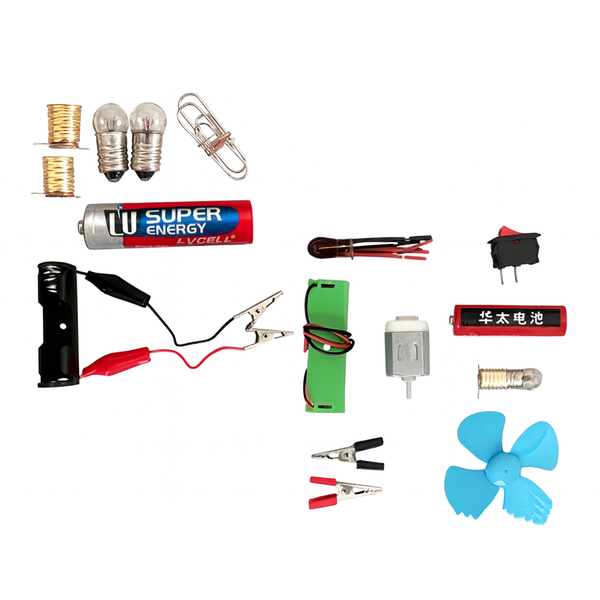 Fan Electric Science Project and Bulb Experimental Kit STEM Educational Set