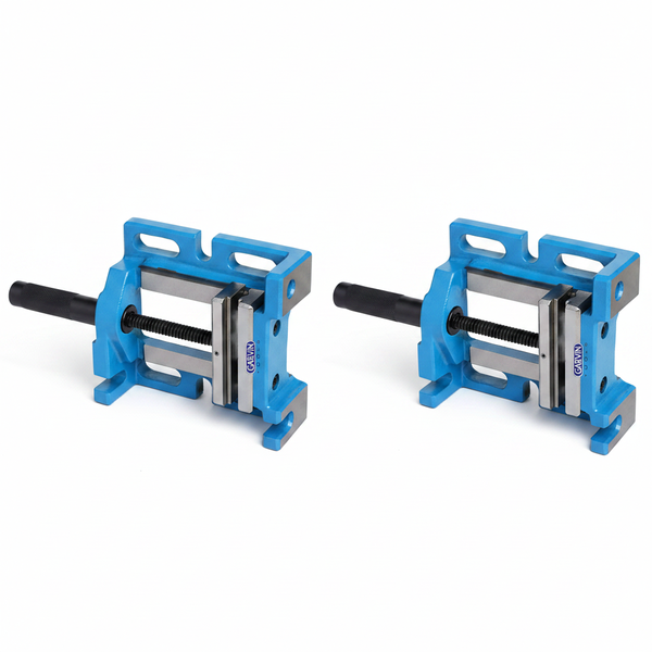 Garvin 100mm Drill Press Vice with Hardened Steel Jaws - 2 Pack