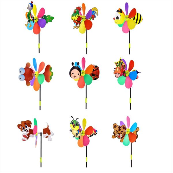 Colorful Lovely Insect Whirligig Wind Spinner Windmill Party Favors