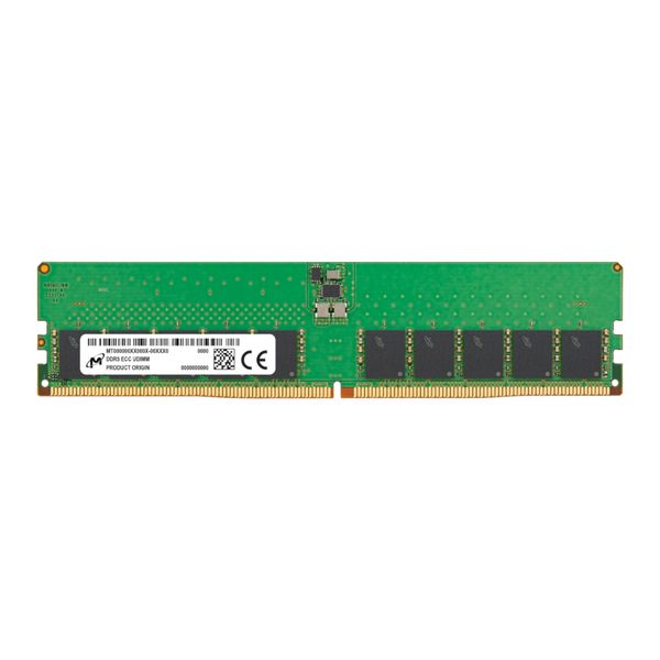 Micron MTC20C2085S1EC48BA1R 32GB 4800 MHz DDR5 ECC UDIMM Memory