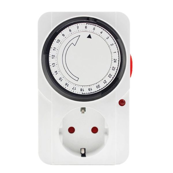Mechanical Timing Socket 24 Hour Programmable Timer Switch Q-A113