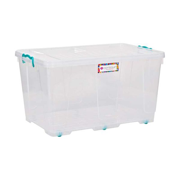 Clip and Lock Storage Boxes - Clear