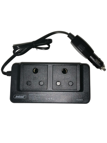 Power Car Inverter 300W DC 12V to 220V AC with 4 USB Charger Pods