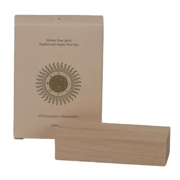 54-Card Set of Positive Affirmations for Women - Incl Display Stand
