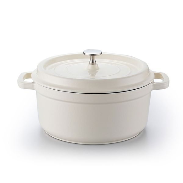 24cm 3.8L French Made Cast Iron Cocotte -Dutch Oven