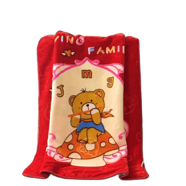 Double Layer Embossed Cartoon Children's Blanket Comfort and Fun Together