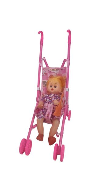 Baby Doll Stroller Purple&amp; Pink