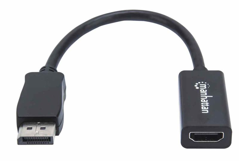 Manhattan Passive DisplayPort to HDMI Adapter-DisplayPort Male to HDMI Fem