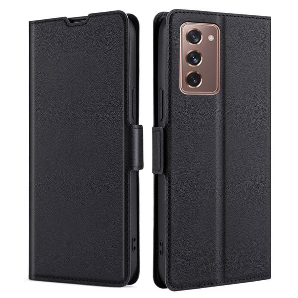 Shockproof Side Buckle Leather Phone Case Compatible With Galaxy Z Fold2 5G