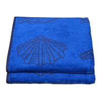 2 Pack Bath Sheet Cotton Velour 90 x 160cm