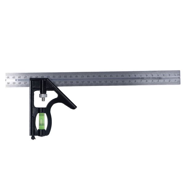 Stainless Steel Combo Square for Woodworking and Construction