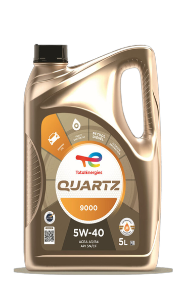Total Energies Quartz 9000 Fully Synthetic Engine Oil 5W40 5L