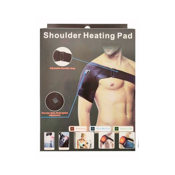 Shoulder Pain Relief Adjustable Heating Pad &amp; Brace Wrap (Men &amp; Women)