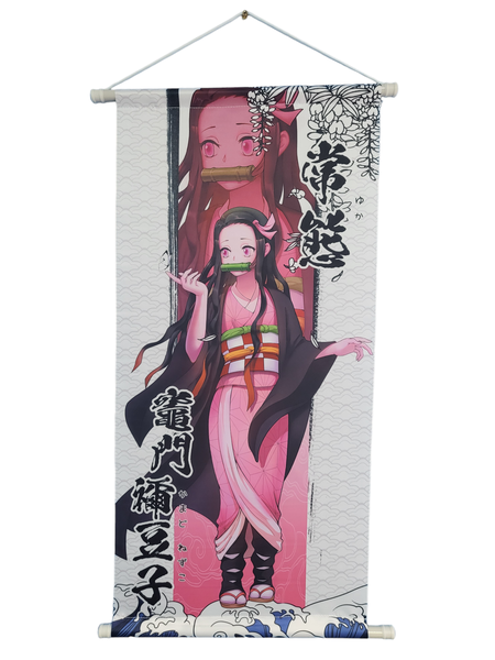 Nezuko Inspired Poster Scroll