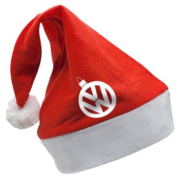 Bufftee VW Christmas Hat - Classic Santa Hat Wolks Xmas Party Vdub Hat