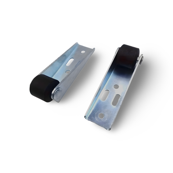 2x Heavy-Duty Metal Sliding Door Track Rollers - For Cabinets and Furniture