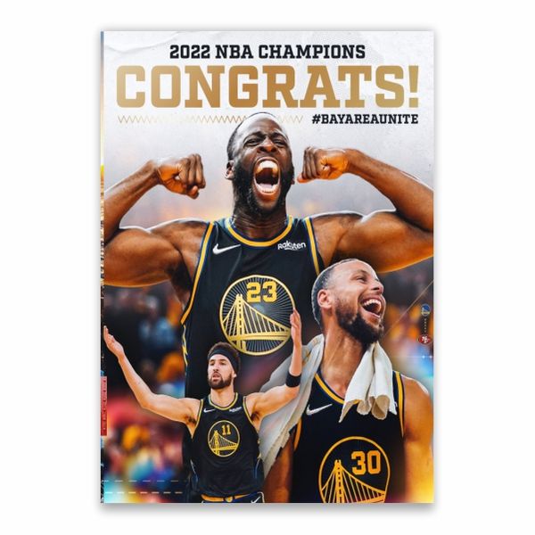 NBA Champions Congrats Poster - A1