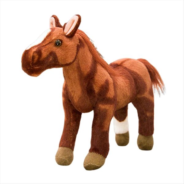 50Cm Cute Cartoon Simulation Horse Plush Toy A