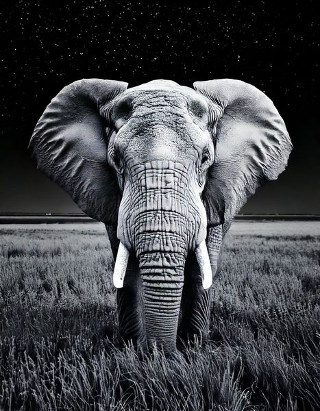 Canvas Home Decor Wall Art - Elephant 4