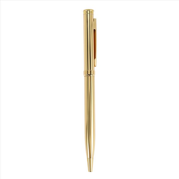 Metal Ballpoint Pen Stainless Steel Rotating Ball Pen for School Office Br