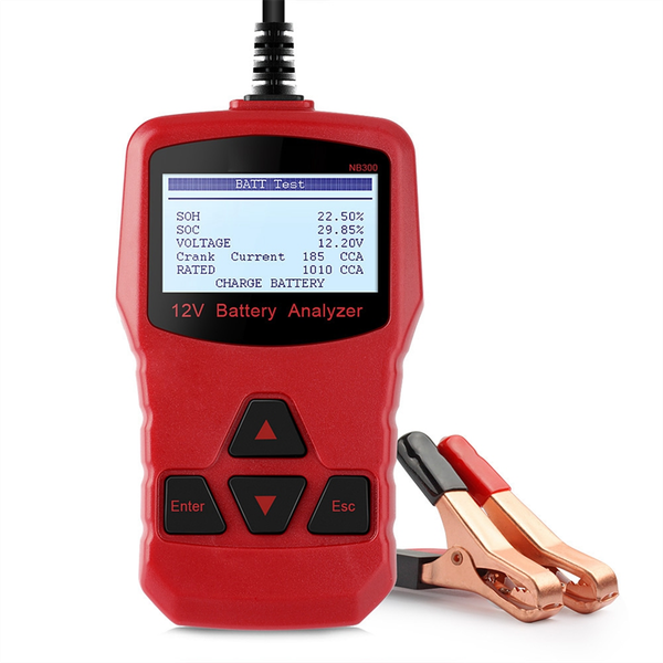 Nb300 12V Car Battery Tester Cca Bci Ca Mca Jis Compatible with Universal