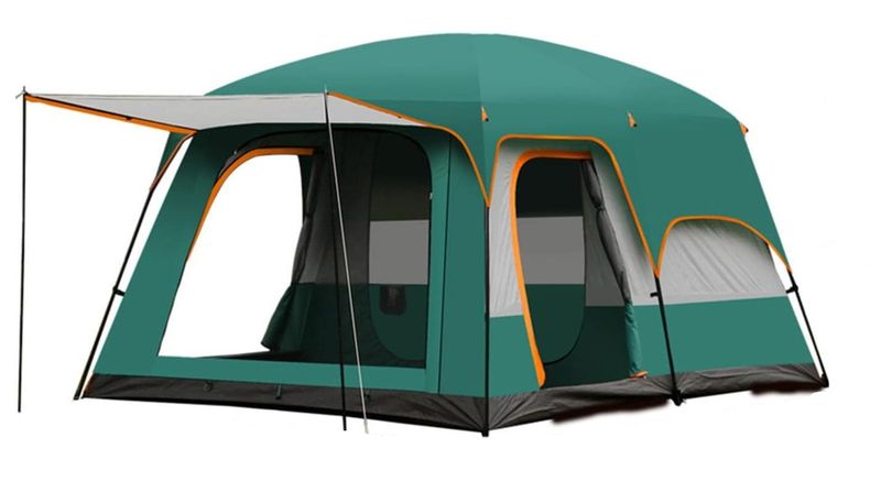 Large Family Outdoor Camping Tent - (2 room)