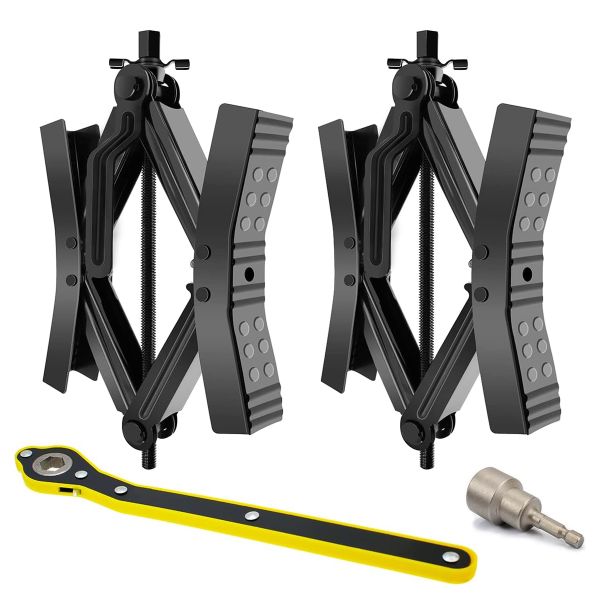 2Pcs Camper Wheel Chock Stabilizer for RV Travel Trailer Car Leveling Ramps