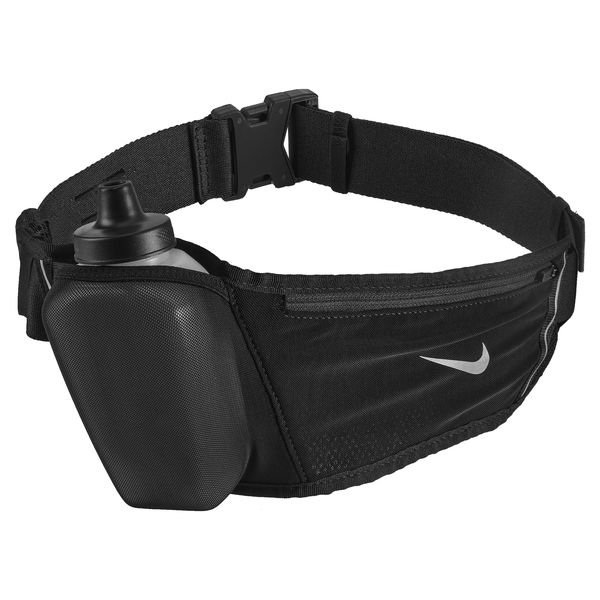 Nike Flex Stride Bottle Belt 12 oz Black/Sliver