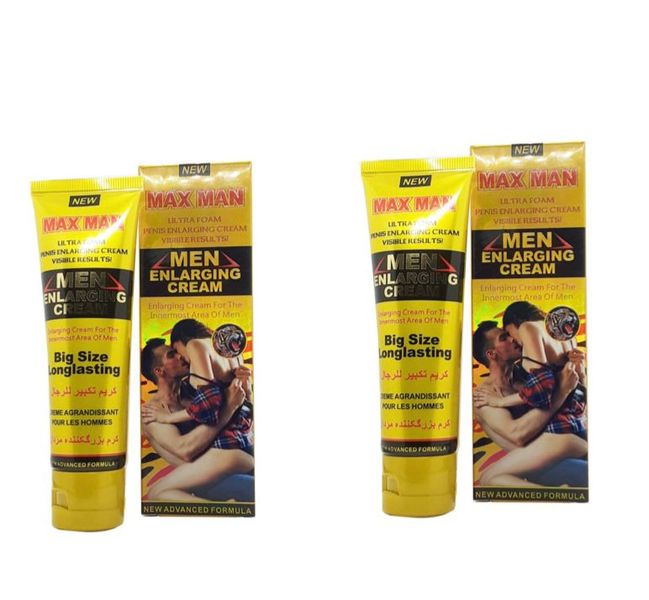 Maxman Men Enlarging Cream (Golden) - 2 Tubes