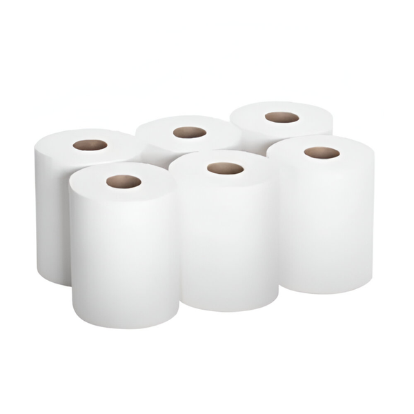 2-Ply Laminated Dispenser Paper Rolls 125m - 3 x 2 Pack (6 Rolls)