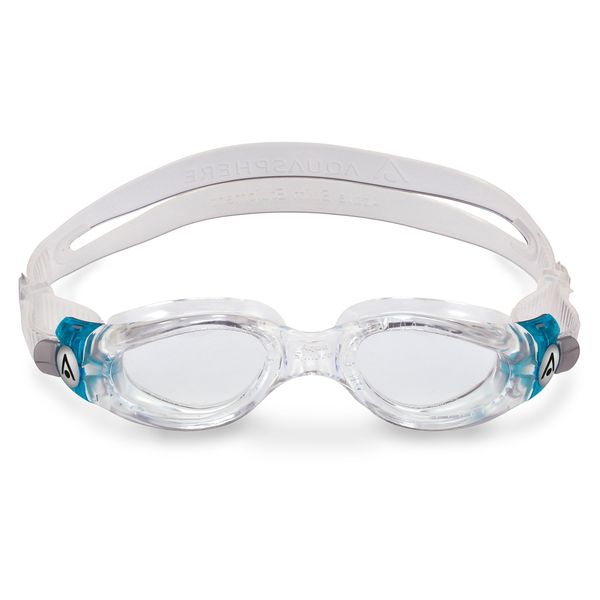 Aquasphere Kaiman Compact - Clear Lens - Transparent-Blue Swimming Goggles