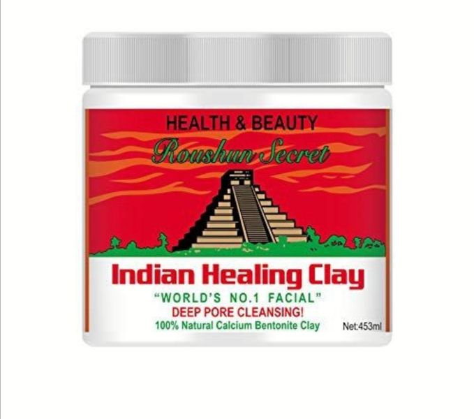 Roushun Secret Indian Healing Clay, Deep Pore Cleansing Mask