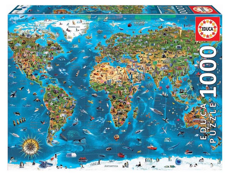 Educa Wonders of The World Puzzle - 1000 Piece