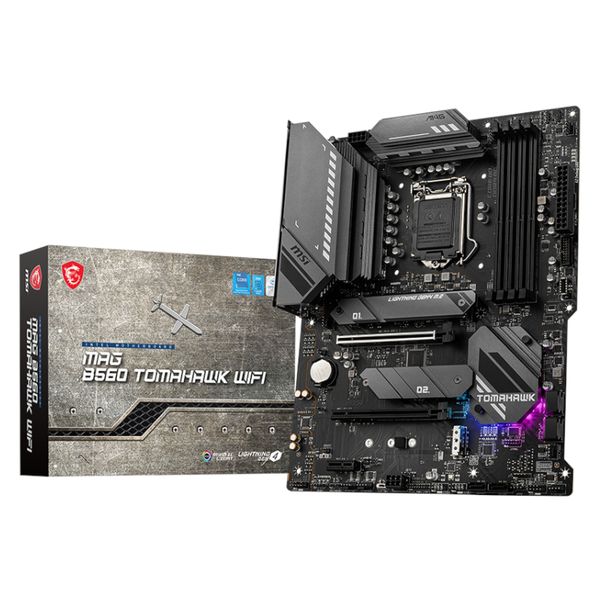 MSI MAG B560 TOMAHAWK WIFI Intel 1200 ATX Motherboard