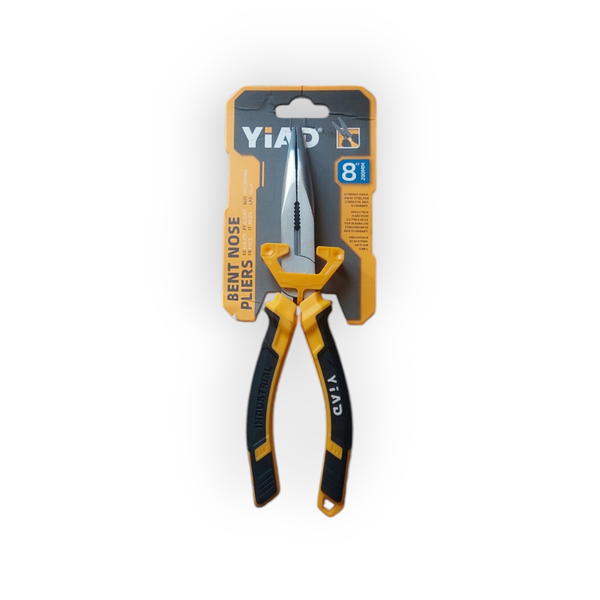 Yiad 8" 200mm Bent Long Nose Pliers