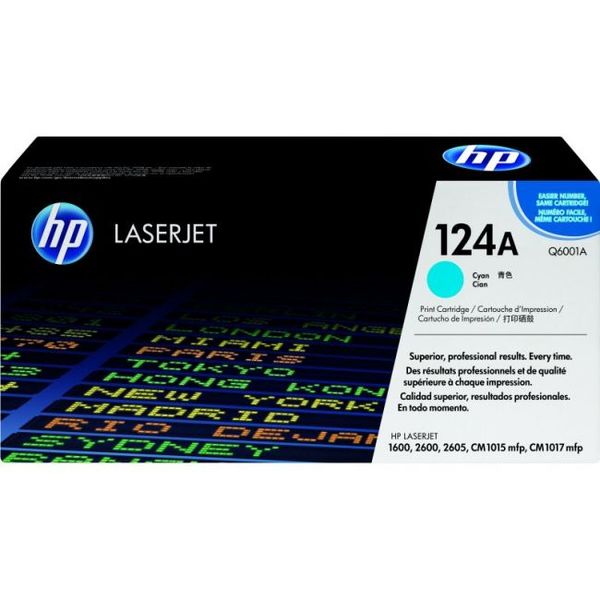 HP 124A Original Cyan Toner Cartridge
