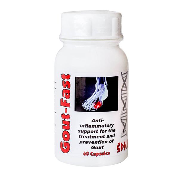 Gout-Fast - 60 capsules - Gout Relief And Prevention