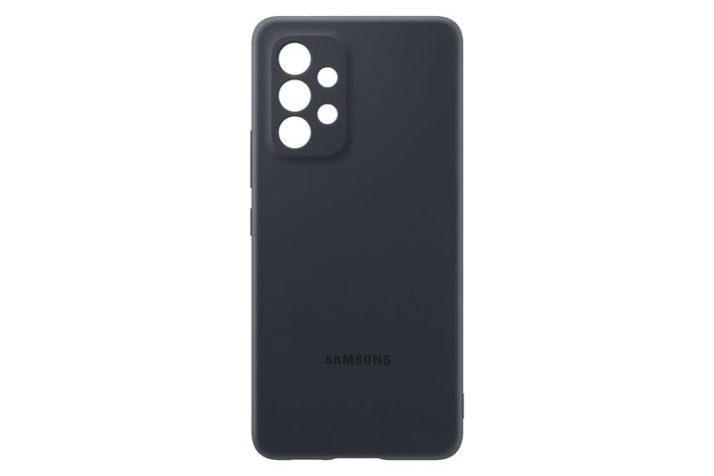 Silicone Cover For Samsung Galaxy A53 - Grey
