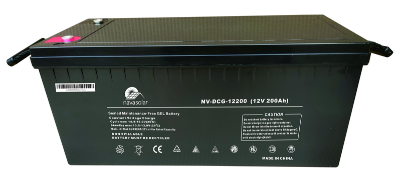 Navasolar Deep Cycle GEL VRLA 12V 200AH Battery