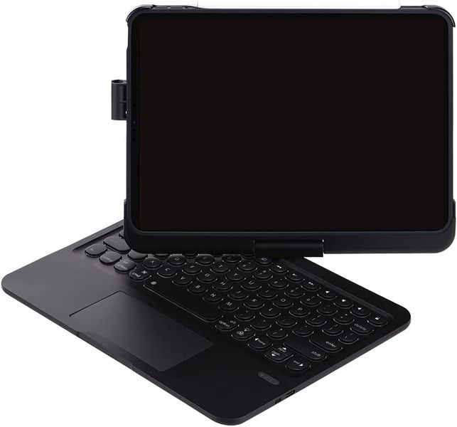 11" Keyboard Case 7 Color Backlit 360 Rotatable With Touchpad