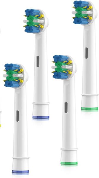 Micaiah Replacement Toothbrush Heads for Oral B Floss Action - 4-Pack